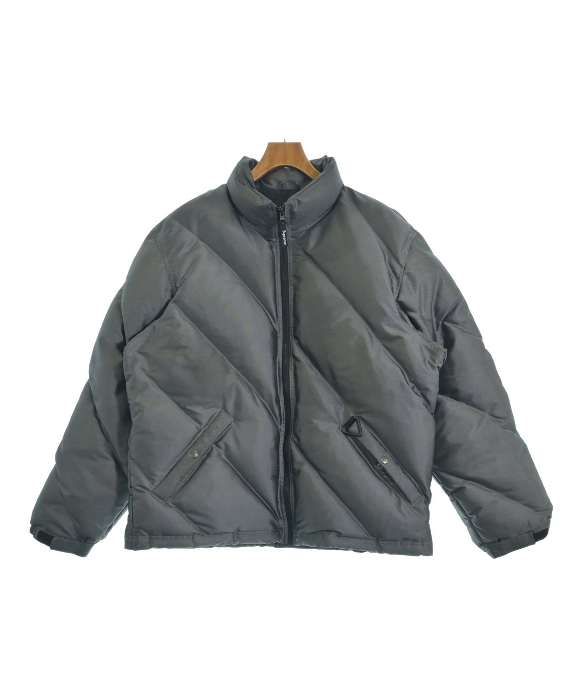 Supreme グレー ダウンジャケット Supreme（シュプリーム）ダウンジャケット/ダウンベスト グレー サイズ