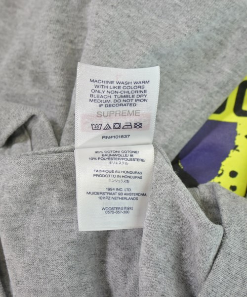 Supreme（シュプリーム）Tシャツ・カットソー グレー サイズ:L メンズ/2200720316056
