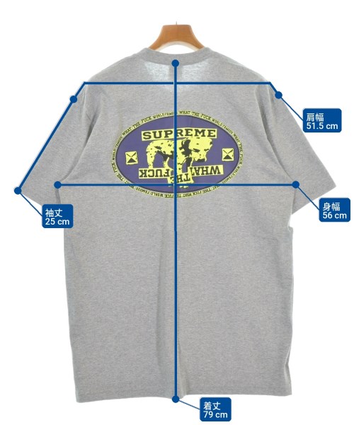 Supreme（シュプリーム）Tシャツ・カットソー グレー サイズ:L メンズ/2200720316056