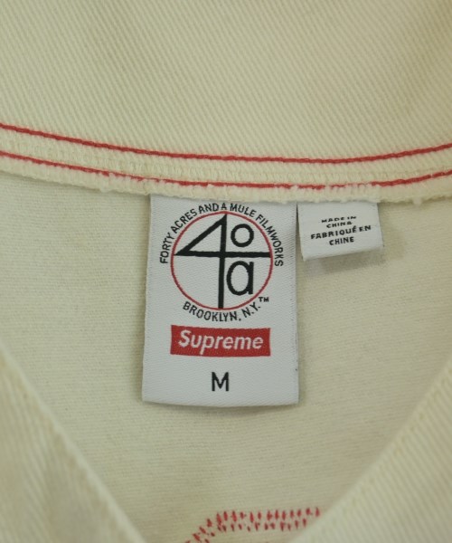 Supreme（シュプリーム）カジュアルシャツ 白 サイズ:M メンズ/2200720318012