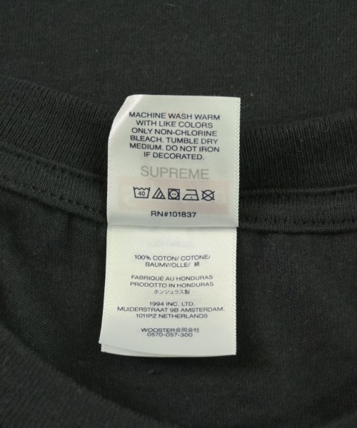 Supreme（シュプリーム）Tシャツ・カットソー 黒 サイズ:XL メンズ/2200719936074