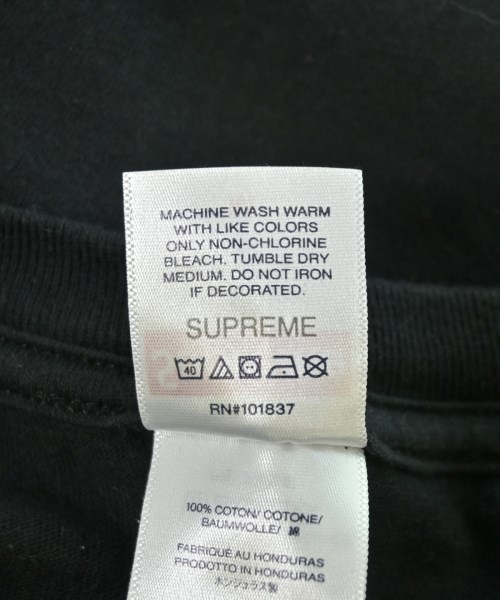 Supreme（シュプリーム）Tシャツ・カットソー 黒 サイズ:M メンズ/2200720721041