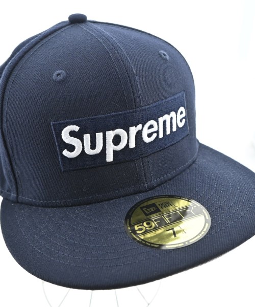 Supreme（シュプリーム）キャップ 紺 サイズ:57.7cm メンズ/2200721152035