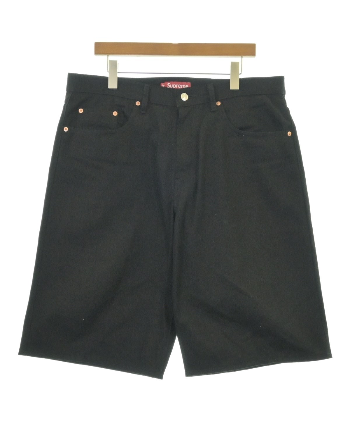 Supreme（シュプリーム）ショートパンツ 黒 サイズ:36(XXL位) メンズ