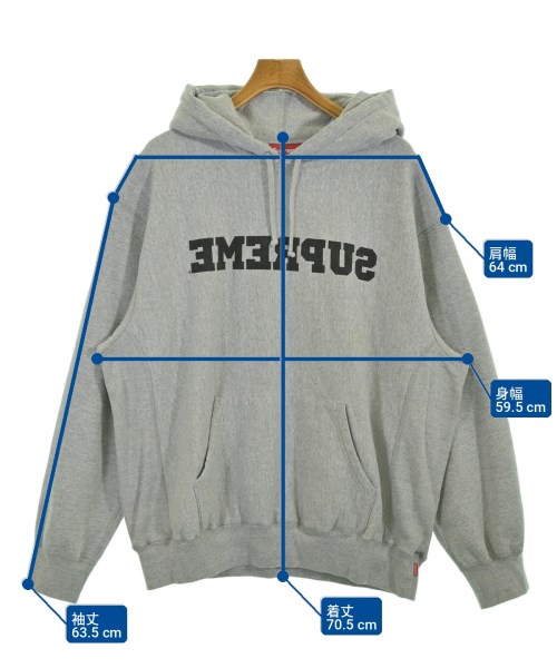 Supreme（シュプリーム）パーカー グレー サイズ:L メンズ/2200721247076