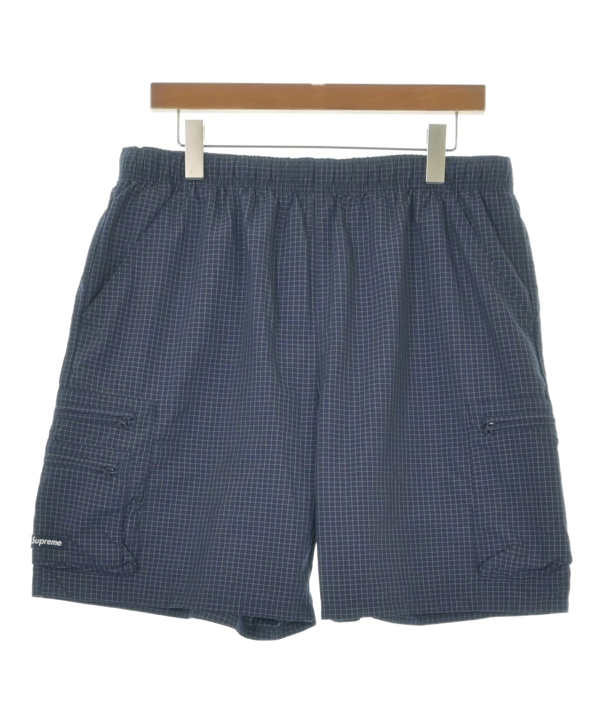 SUPREME スイムパンツ　ショートパンツ　Sサイズ Supreme（シュプリーム）ショートパンツ 紺 サイズ:L メンズ