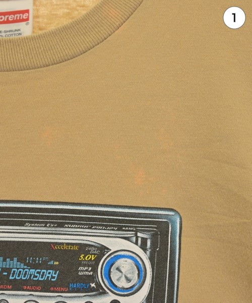 Supreme（シュプリーム）Tシャツ・カットソー ベージュ サイズ:M メンズ/2200722841051
