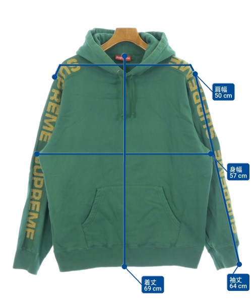 Supreme（シュプリーム）パーカー 緑 サイズ:M メンズ/2200722988138