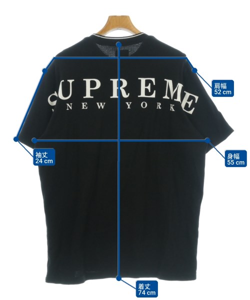 Supreme（シュプリーム）Tシャツ・カットソー 黒 サイズ:M メンズ/2200722988367