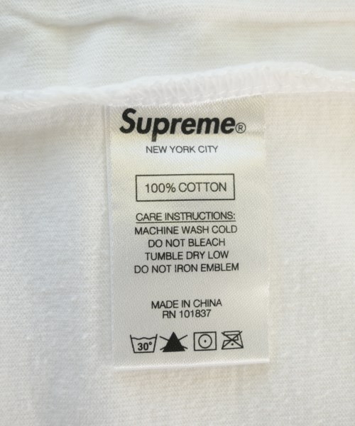 Supreme（シュプリーム）Tシャツ・カットソー 白 サイズ:M メンズ/2200722988503