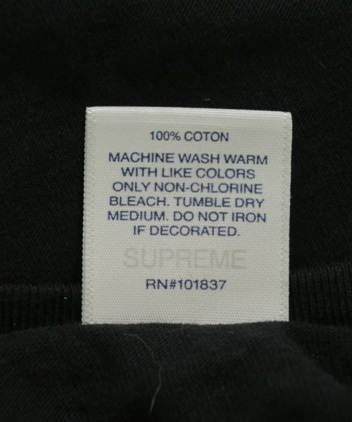 Supreme（シュプリーム）Tシャツ・カットソー 黒 サイズ:M メンズ/2200723022022
