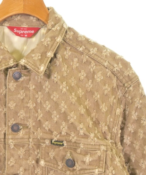 Supreme（シュプリーム）デニムジャケット ベージュ サイズ:M メンズ/2200723810049