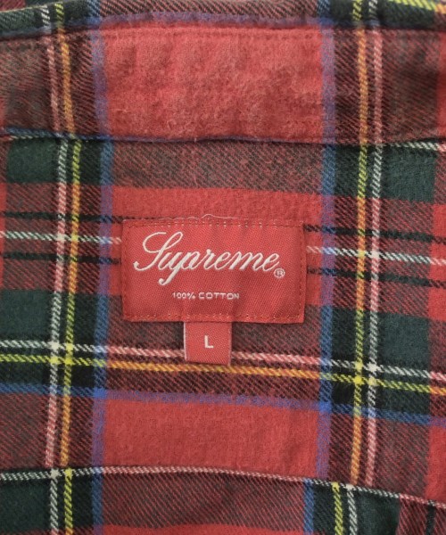 Supreme（シュプリーム）カジュアルシャツ 赤 サイズ:L メンズ/2200723819059