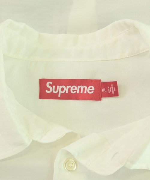 Supreme（シュプリーム）カジュアルシャツ 白 サイズ:XL メンズ/2200724173037