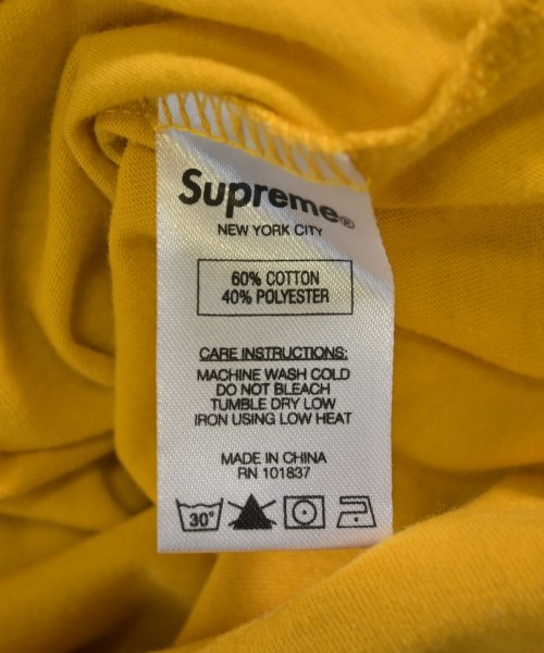 Supreme（シュプリーム）Tシャツ・カットソー 黄 サイズ:M メンズ/2200724545056