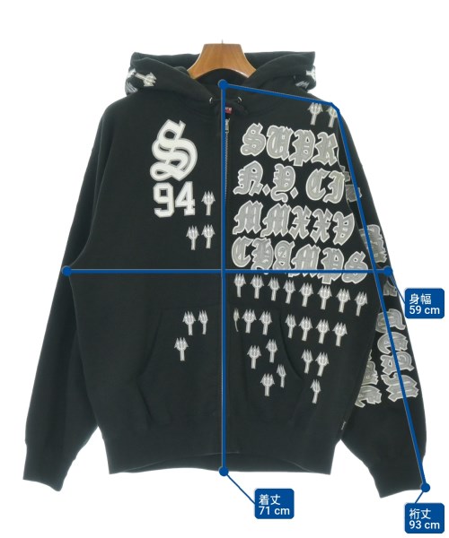 Supreme（シュプリーム）パーカー 黒 サイズ:M メンズ/2200724850013