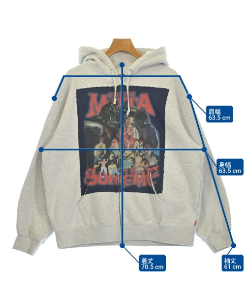 Supreme（シュプリーム）パーカー グレー サイズ:L メンズ/2200724885015