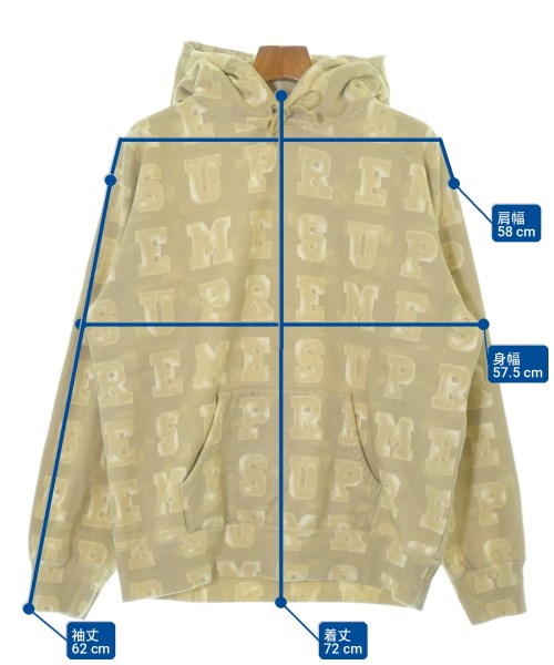 Supreme（シュプリーム）パーカー ベージュ サイズ:M メンズ/2200724989058