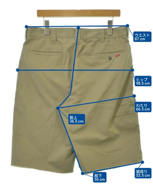 Supreme（シュプリーム）ショートパンツ ベージュ サイズ:32(L位) メンズ/2200725007027
