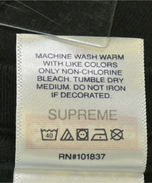 Supreme（シュプリーム）Tシャツ・カットソー 黒 サイズ:XL メンズ/2200725083052