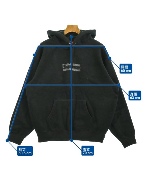 Supreme（シュプリーム）パーカー 黒 サイズ:M メンズ/2200725361020