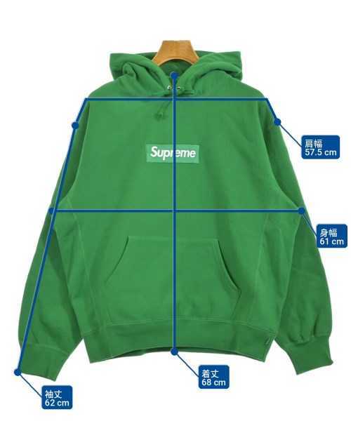 Supreme（シュプリーム）パーカー 緑 サイズ:M メンズ/2200725361037