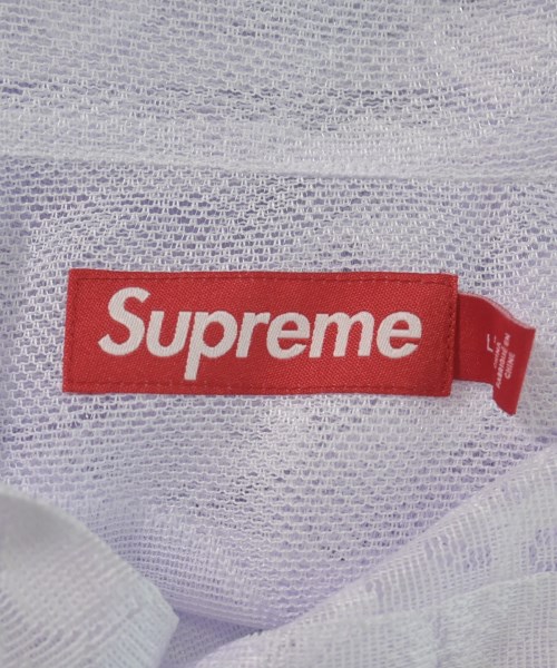 Supreme（シュプリーム）カジュアルシャツ 紫 サイズ:L メンズ/2200725569198