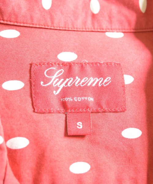Supreme（シュプリーム）カジュアルシャツ 赤 サイズ:S メンズ/2200725827014