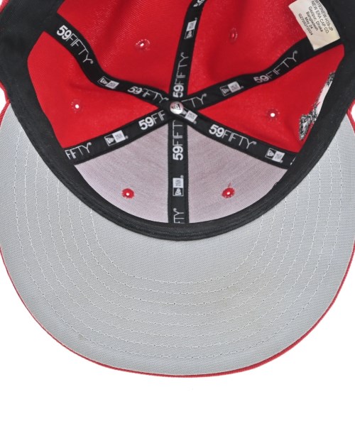 Supreme（シュプリーム）キャップ 赤 サイズ:61.5cm メンズ/2200726707056