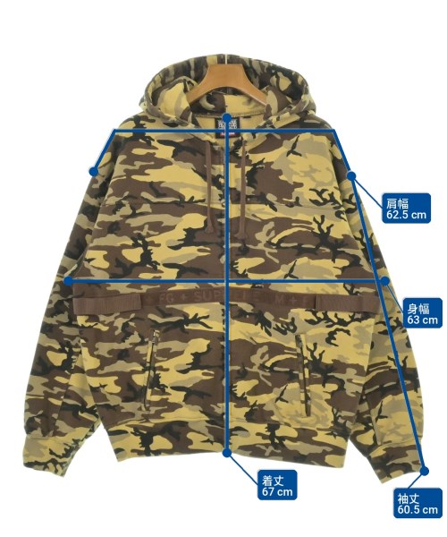 Supreme（シュプリーム）パーカー 茶 サイズ:M メンズ/2200727180018