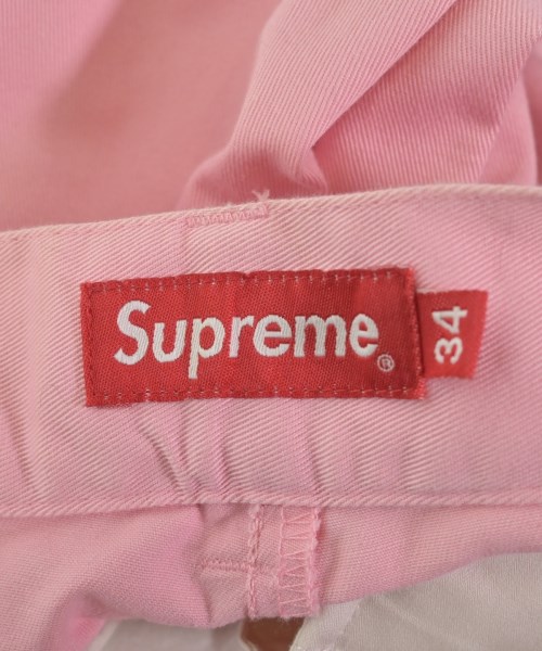 Supreme（シュプリーム）チノパン ピンク サイズ:34(XL位) メンズ/2200726939099