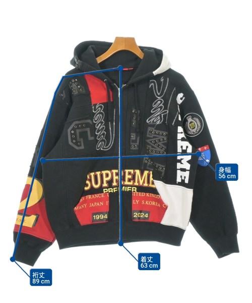 Supreme（シュプリーム）パーカー 黒 サイズ:S メンズ/2200727864031