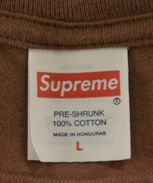 Supreme（シュプリーム）Tシャツ・カットソー 茶 サイズ:L メンズ/2200728032118