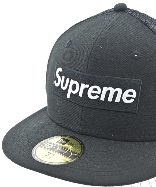 Supreme（シュプリーム）キャップ 黒 サイズ:58.7cm メンズ/2200682435024