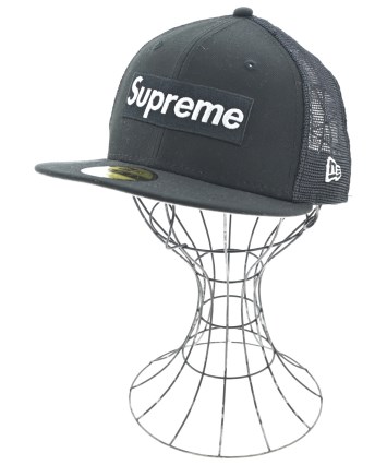 Supreme（シュプリーム）キャップ 黒 サイズ:58.7cm メンズ