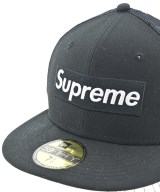 Supreme（シュプリーム）キャップ 黒 サイズ:58.7cm メンズ/2200682435024