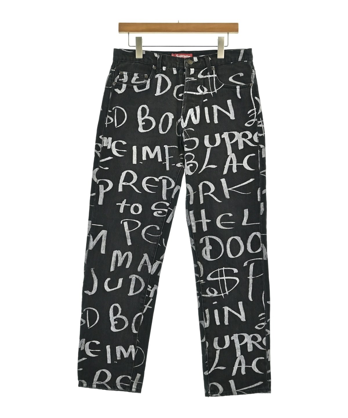 Supreme（シュプリーム）デニムパンツ 黒 サイズ:30(M位) メンズ