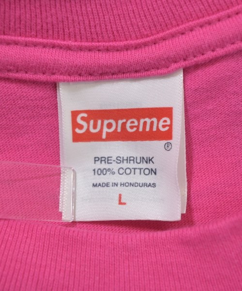 Supreme（シュプリーム）Tシャツ・カットソー ピンク サイズ:L メンズ/2200682570046