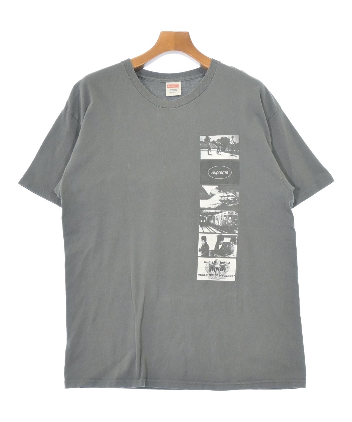 Supreme グレー Tシャツ Sサイズ Supreme（シュプリーム）Tシャツ・カットソー グレー サイズ:L メンズ