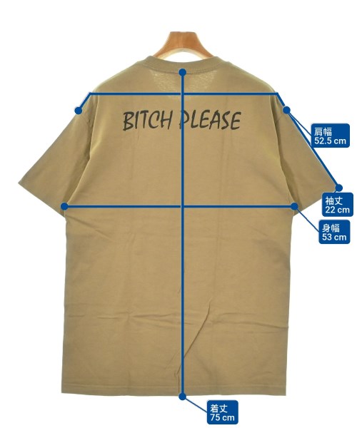 Supreme（シュプリーム）Tシャツ・カットソー ベージュ サイズ:L メンズ/2200682889056