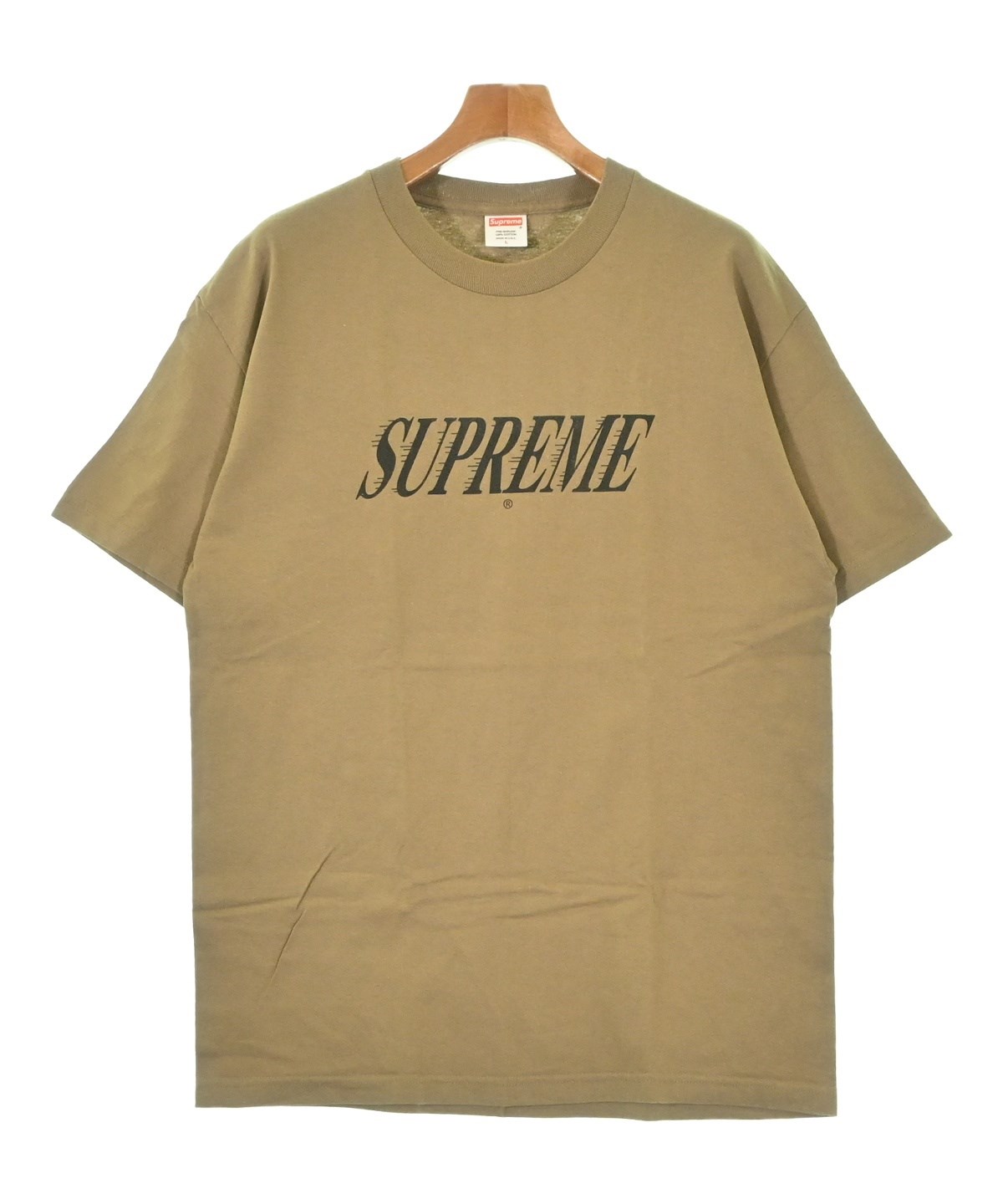 Supreme（シュプリーム）Tシャツ・カットソー ベージュ サイズ:L