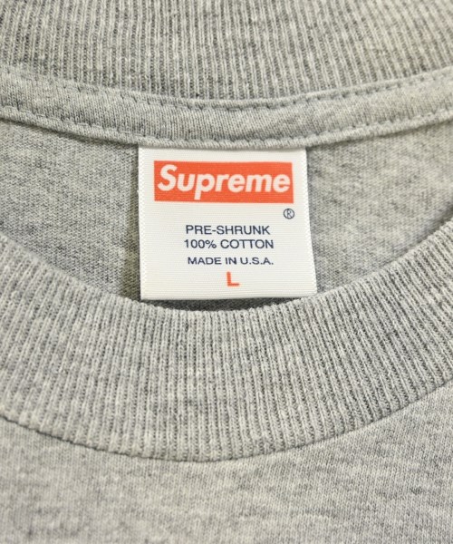 Supreme（シュプリーム）Tシャツ・カットソー グレー サイズ:L メンズ/2200682889087