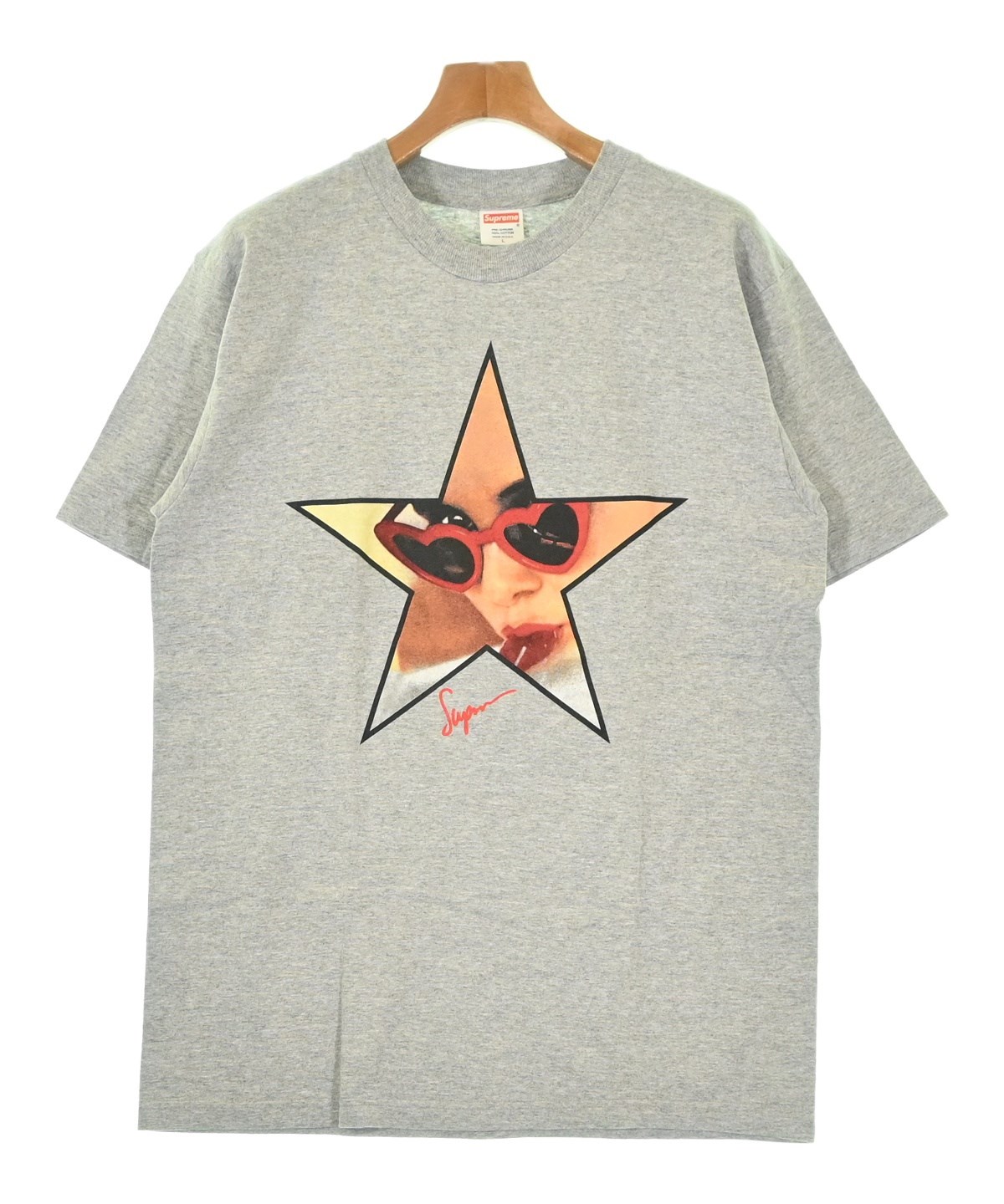 Supreme（シュプリーム）Tシャツ・カットソー グレー サイズ:L メンズ