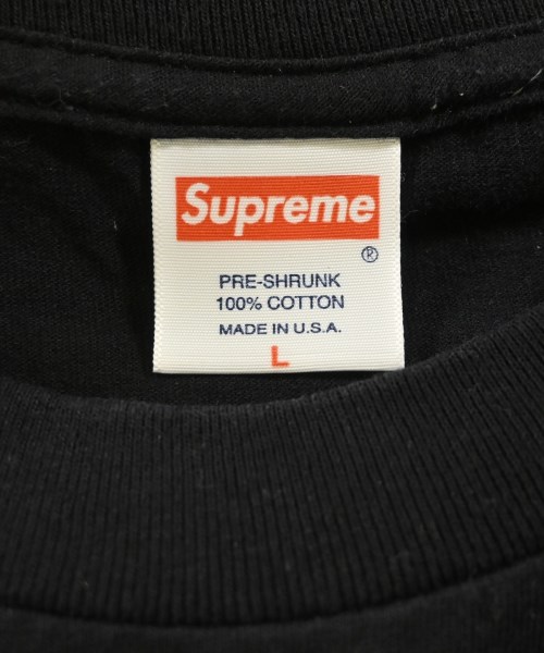 Supreme（シュプリーム）Tシャツ・カットソー 黒 サイズ:L メンズ/2200682889100