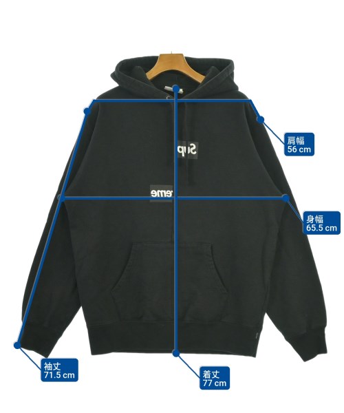 Supreme（シュプリーム）パーカー 黒 サイズ:L メンズ/2200683628012