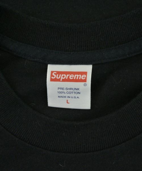 Supreme（シュプリーム）Tシャツ・カットソー 黒 サイズ:L メンズ/2200683628135