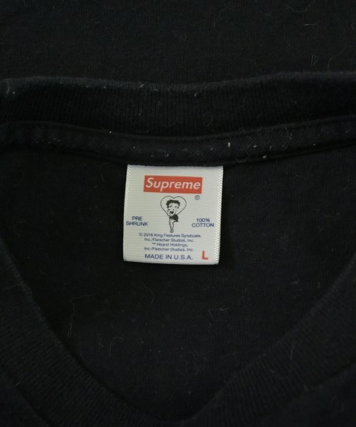 Supreme（シュプリーム）Tシャツ・カットソー 黒 サイズ:L メンズ/2200683628258