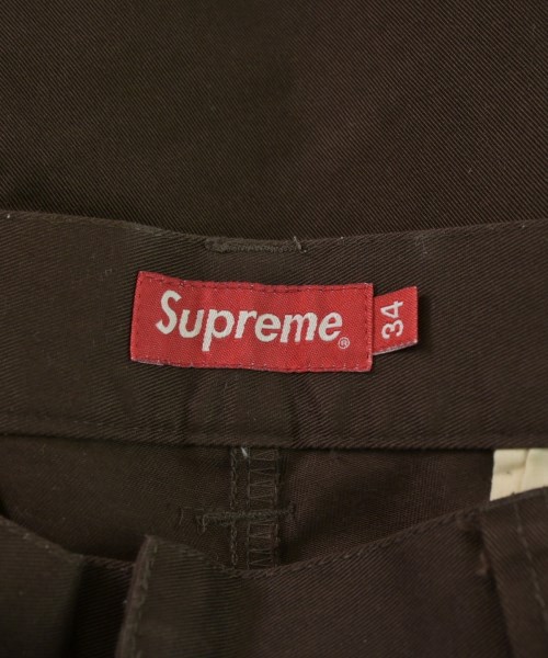 Supreme（シュプリーム）チノパン 茶 サイズ:34(XL位) メンズ/2200683832150