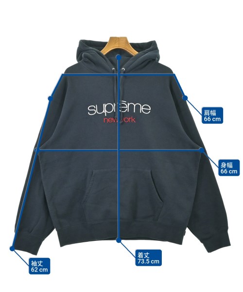 Supreme（シュプリーム）パーカー 紺 サイズ:L メンズ/2200684105024