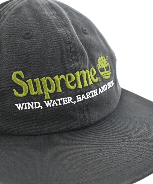 Supreme（シュプリーム）キャップ 黒 サイズ:- メンズ/2200684183091
